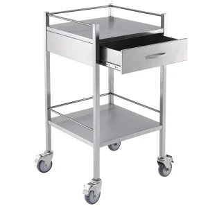 Durable Stainless Steel Medical Trolley for Operating Rooms and Multipurpose Use in Homes and Hospitals