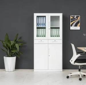 Durable Steel File Cabinet with 2 Drawers Compact Secure & Efficient Storage Solution for Office and Home Use