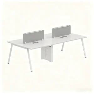 Durable Steel Frame Office Workstation Modular Staff Cubicle Partition Desk Workstation for Large Office Projects
