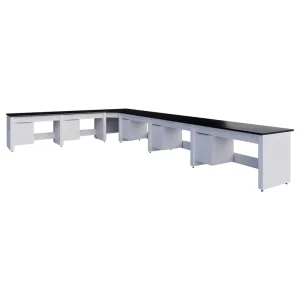 Durable Steel Lab Furniture Pathology Workstation Laboratory Workbench with Drawer Cabinets