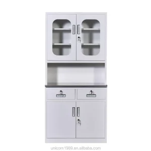 Durable Steel Medical Cabinet Hospital School Laboratory Medicine Cabinet Equipment