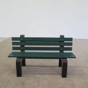 Durable and Waterproof Garden Chair Used with for Shopping Mall Leisure Park Benches One Set and Seats Classic-style Bench