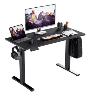 ES6 Modern Eco Friendly Height Adjustable Standing Desk Electric Computer Laptop PC Table Convertible Office Desk