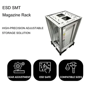 ESD Safe SMT PCB Rack Magazine for SMT Pick and Place Machine Spare Parts