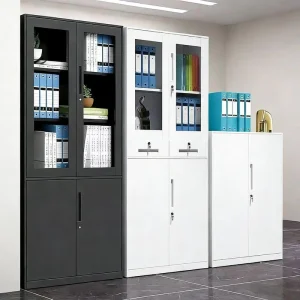 Easy Assemble File Office Storage Cabinet Office Filing Cabinets Durable Lockable Storage Filing Cabinet With Adjustable Shelves