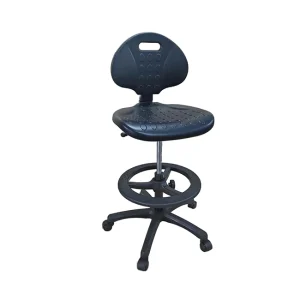 Easy Assembly Chair Accessories PU Seat and Back Laboratory Chair with Plastic Nylon Base