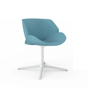 Eco Friendly Executive Office Chair for Home Office and Living Room Use Fabric Material with Movable Wheels
