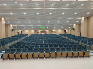 Eco Friendly Luxury Fabric Auditorium Chair Modern Design Foldable for Theater Cinema Conference & Lecture Halls