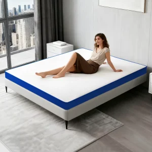 Eco Friendly Orthopedic Foam Mattress with Hypoallergenic Anti Dust Mite Fabric Cover Queen and Full Size