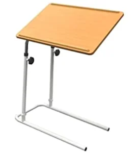 Eco friendly Adjustable Height (610 910mm) Overbed Table for Home Use