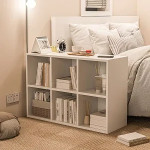 Eight-Grid Simple Bookshelf Square Shelf Living Room Shelf Bedroom Storage Cabinet for Kids