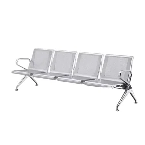 Ekintop Popular Pu Leather 4 Seater Waiting Chairs