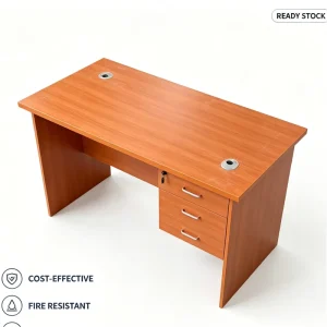Ekintop Wooden Modern Staff Computer Desk Office Table Home Office Executive Furniture Apartment Desk