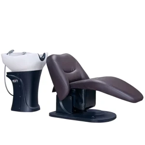 Electric 2-in-1 Shampoo Chair Basin Rotation Adjustable Head Spa Equipment Hair Washing Chair Beauty Salon Waterproof