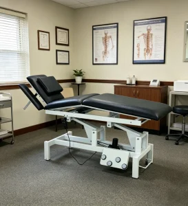 Electric Adjustable Chiropractic Bed CE Certified Therapy Bed with Multi Angle Adjustment for Clinic Rehabilitation Center