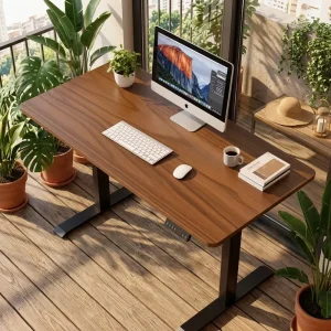 Electric Adjustable Iron Ergonomic Modern Durable Commercial Home Office Bedroom Dual Motor Standing Desk 2 Stages Metal