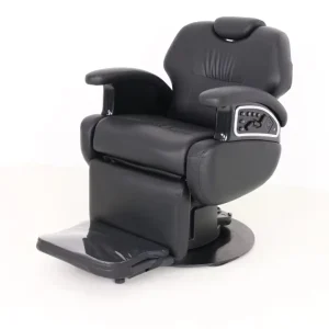 Electric Barber Chair Full Reclining Japanese Head Spa Massage Bed LED Side Control USB Power Outlet Shampoo Chair