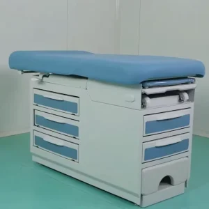 Electric Gynecological Examination Table Adjustable Height Hospital Operation with Bed Drawers