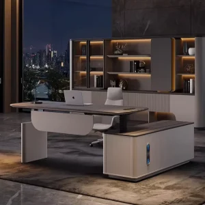 Electric Height Adjustable Ergonomic Standing Office Desk Modern Design Executive Supervisor Desk for Office Furniture