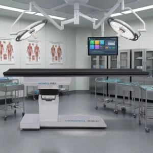 Electric Hydraulic Catheterization Table 350kg ERCP Imaging Bed 360° Scanning for Mobile CT O Arm Imaging Operating Table