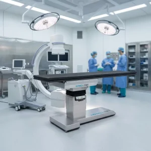 Electric Hydraulic ERCP Operating Table with Joystick Full Carbon Fiber 360° X Ray Imaging Surgery Table