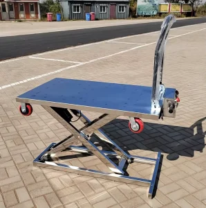 Electric Loading and Unloading Flatbed Truck Portable Hydraulic Trolley Scissor Lift Platform