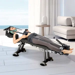 Electric Lumbar Spine Stretcher Inversion Table Home Use Hospital Grade Spinal Traction Device with Automatic Therapy