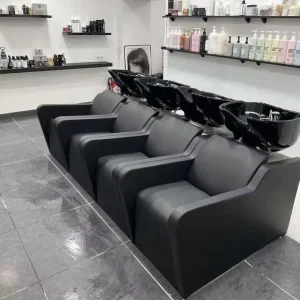Electric Massage Shampoo Bed Wash Chair Custom Multi person Shampoo Bed Laying Down Shampoo Bowl Station