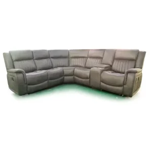 Electric Power Recliner Reclinable Corner Sofa Set