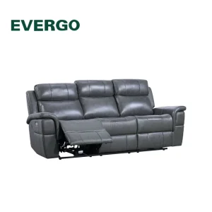 Electric Recliner Sofa with Storage Foam Filled Modular Set for Home Theater Villa Hotel Living Room Furniture