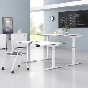 Electrically Adjustable Foldable Metal Training Table Conference Long Table Meeting Room Lift Desk Height Adjustable System