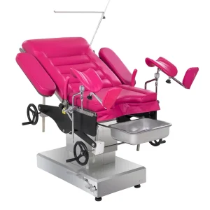 Electrically Adjusted Stainless Steel Multifunction Hospital Delivery Bed Gynecological Examination Operating Table