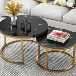Elegant Coffee Table for Living Room and Functional Modern Coffee Table Set and Space Saving Small Coffee Tables