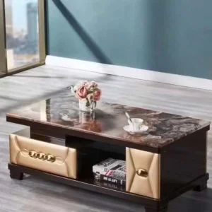 Elegant Modern Wood Coffee Tables with Storage Accent Furniture for Home Living Room