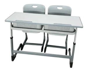 Elementary School Stem Classroom Student Desk Double Seat Desk and School Class Chair Chair to Study School Desk