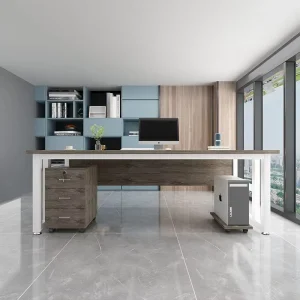 Employee Workstation Desk for Student Office Use Minimalist Modern Computer Study Desk Stain Dirt Resistant Made in China
