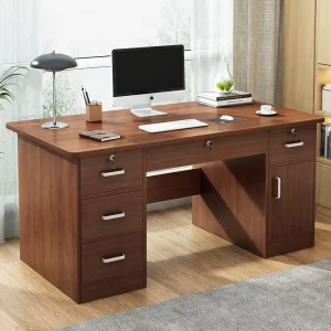 Employee Workstation Desk for Student Office Use Minimalist Modern Computer Study Desk Stain & Dirt Resistant Made in China