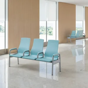 Entry Level Modern 3 Seats Steel Frame Stackable Chairs for Hospital & School Use Eco Friendly Commercial Value Package