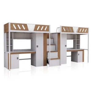 Environmental-Friendly Student Dormitory Bed with Safe Healthy Odor-Free Craftsmanship for Custom Orders
