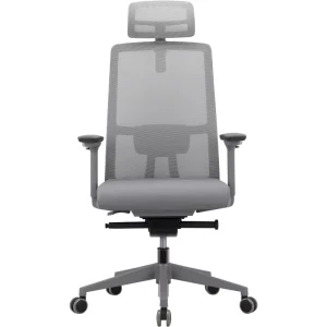 Ergonomic Adjustable Conference Room Chair Modern Executive Style with Swivel Base and Nylon Frame for Office Use