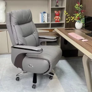 Ergonomic Contemporary Mesh Office Chair with Adjustable Swivel Design Comfortable Leather Seat for Home or Corporate Use