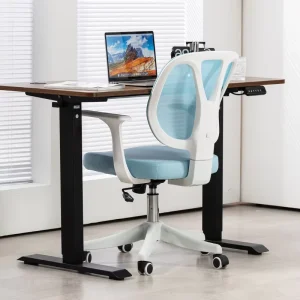 Ergonomic Contemporary Plastic Office Chair for Home Study Height adjustable Swivel Chair for Long Sitting Comfort