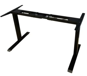 Ergonomic Dual Motor Stand Sitting & Standing Computer Desk Frame Height Adjustable Steel Table for Office Use Furniture