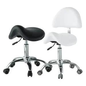 Ergonomic Durable Portable Metal Salon Chair Hair Barber for Commercial Spaces Hospitals Clinics Hotels Workshops Kitchens