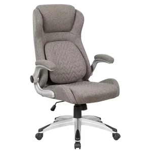 Ergonomic Executive Home Office Desk Chair with Adjustable Height Swivel Fabric Material High Quality Contemporary Design