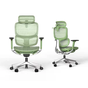 Ergonomic Executive Office Chair Adjustable Headrest Modern Orthopedic Support Rotating Mesh Swivel Office Chair
