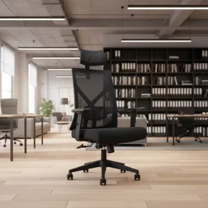 Ergonomic Executive Office Chair with Modern Design