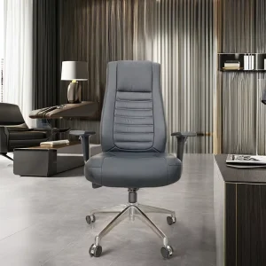 Ergonomic Executive Swivel Office Chair with Leather PU Comfortable Ergonomic Office Chairs for Work