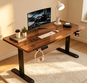 Ergonomic Foldable Metal Electronic Height Adjustable Base Legs Assembly Sit Stand Lift Table Standing Office Computer Desk