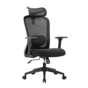 Ergonomic Height Adjustable Mesh Chair High Back Executive Office Chair with Headrest